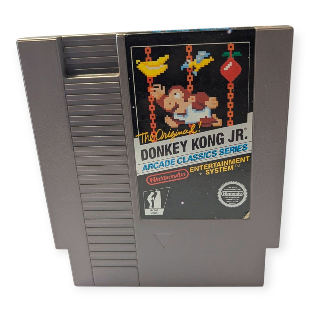 Donkey Kong Jr Nintendo NES Arcade Classics Series Gray Cartridge NTSC-U/C